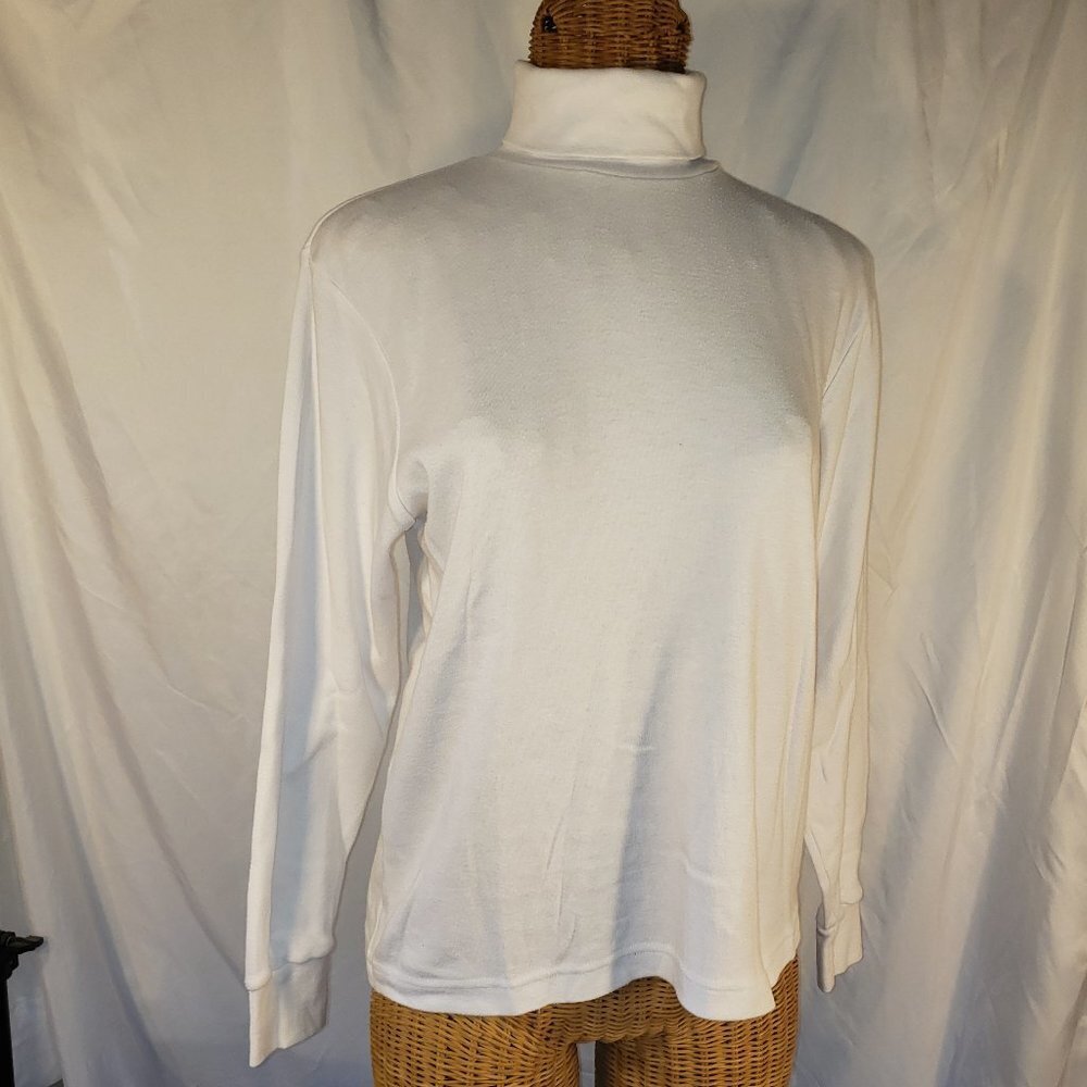 Ladies KAREN SCOTT Long Sleeve Turtleneck - S